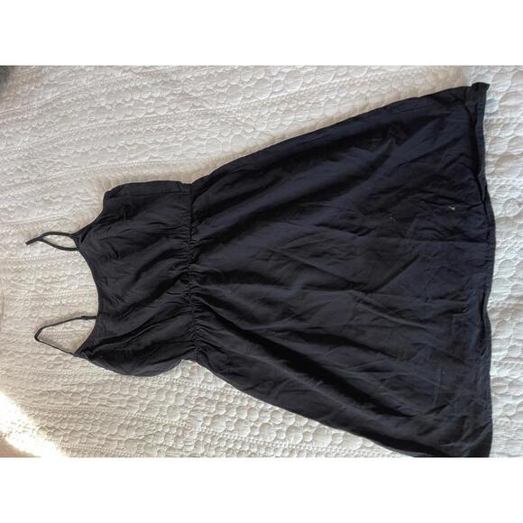 Women's Casual Sleeveless Dress with Elastic Waist - Picture 5 of 6